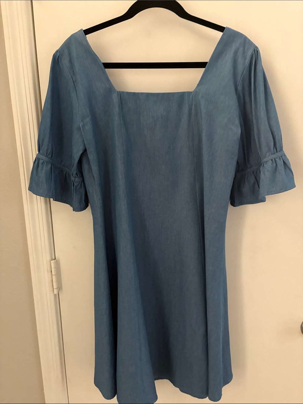 Umgee Denim Dress – Boho Western Cottagecore Cotton Size M Boutique Dry Cleaned! - Picture 4 of 5